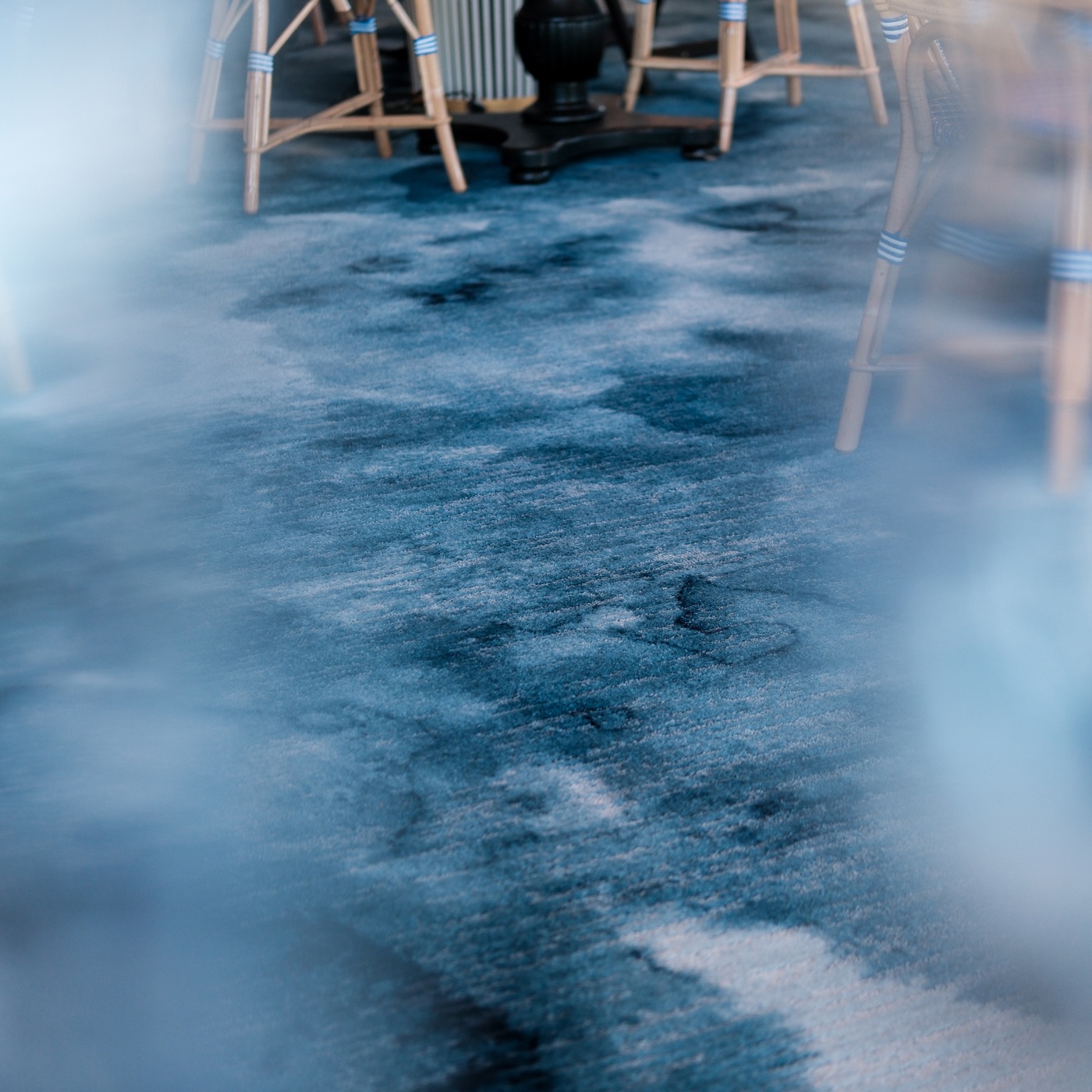 Ambiance générale du Bistrot après pose de la nouvelle moquette